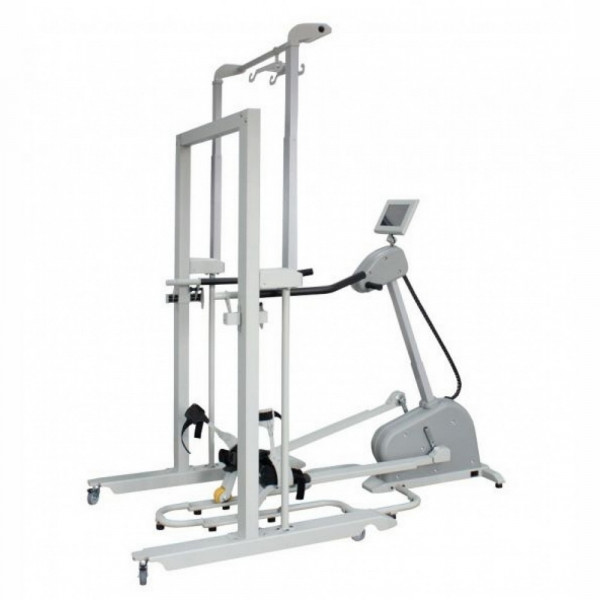 Подвес реабилитационный для вертикализации пациента модель «Орторент C++ (стационарный с роботизированной (кинематической) системой имитации шага)»-1