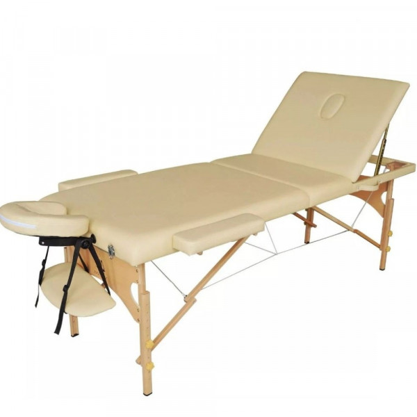 Массажный стол складной деревянный Med-Mos JF-AY01 3-х секционный