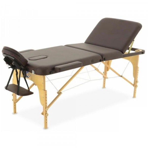 Массажный стол складной деревянный Med-Mos JF-AY01 3-х секционный-1