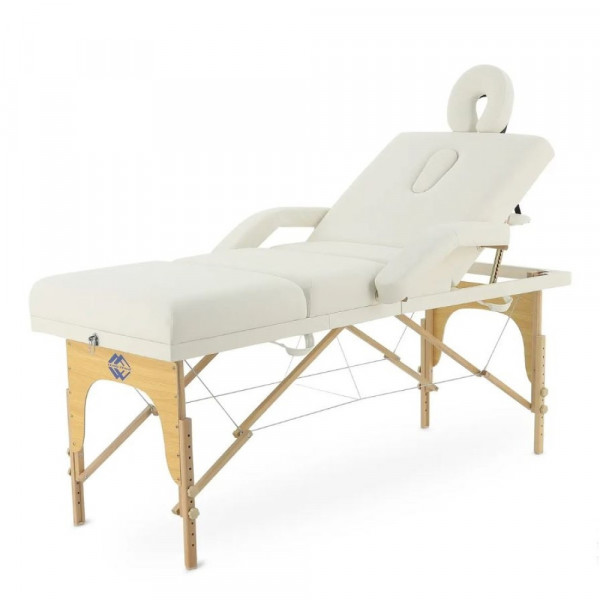 Массажный стол складной деревянный Med-Mos JF-Tapered (МСТ-141) 4-х секционный-1