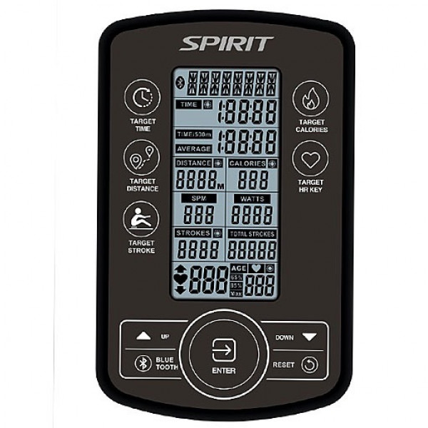 Профессиональный гребной тренажер Spirit Fitness CRW900 с резервуаром для воды-5