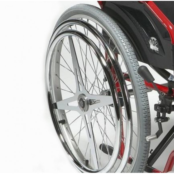 Кресло-коляска  инвалидная Vermeiren 708D HEM2 с механизмом управления одной рукой-3