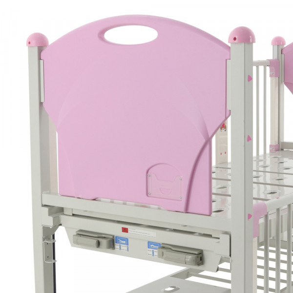 Медицинская механическая функциональная детская кровать Тип 4 Вариант 4.1  в комплекте с ППУ матрасом-4