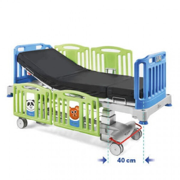 Медицинская педиатрическая кровать Malvestio SMILE 348650 с весами-1