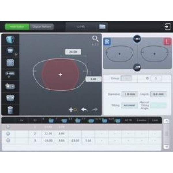 Автоматическое блокирующее устройство (центратор-блокиратор) Huvitz HAB-8000X-9