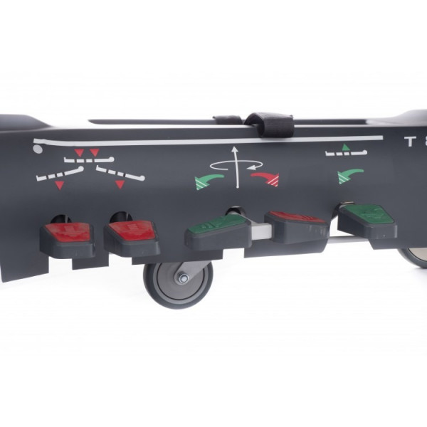 Тележка-каталка для перевозки больных с гидравлической системой регулировки высоты МЕТ TB-160-4