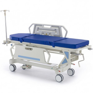 Тележка-каталка механическая для транспортировки пациентов Медицинофф E-3(p)