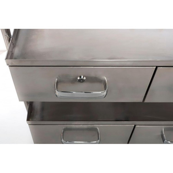 Манипуляционный стол из нержавеющей стали медицинский МЕТ SIY-130-3