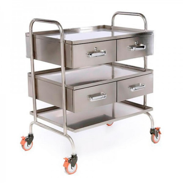 Манипуляционный стол из нержавеющей стали медицинский МЕТ SIY-130