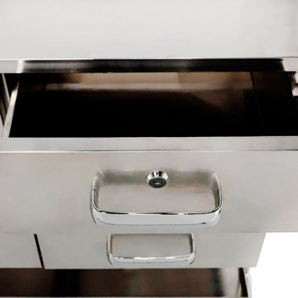 Манипуляционный стол из нержавеющей стали медицинский МЕТ SIY-130-4