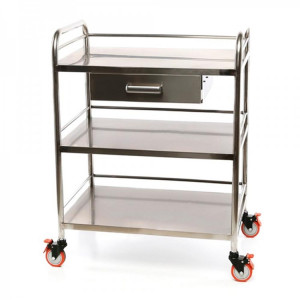 Столик манипуляционный медицинский из нерж.стали МЕТ BLQ 013