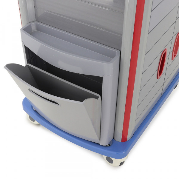 Тележка медицинская Med-Mos ЕТ850-02 ТМ-021АН-00 для экстренной помощи и реанимации-8