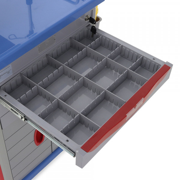 Тележка медицинская Med-Mos ЕТ850-02 ТМ-021АН-00 для экстренной помощи и реанимации-3