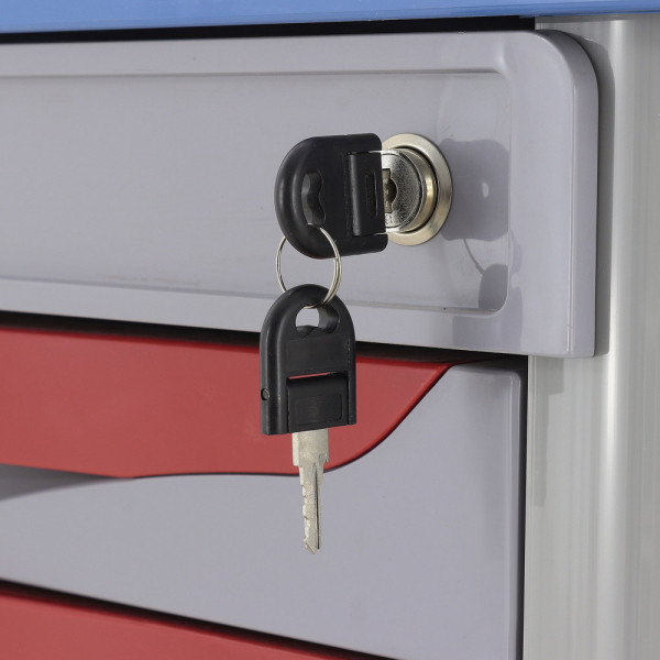 Тележка медицинская Med-Mos ЕТ850-02 ТМ-021АН-00 для экстренной помощи и реанимации-10