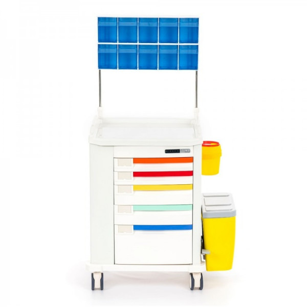 Тележка-тумба медицинская универсальная MET PSC-160 white, арт. 19933-1