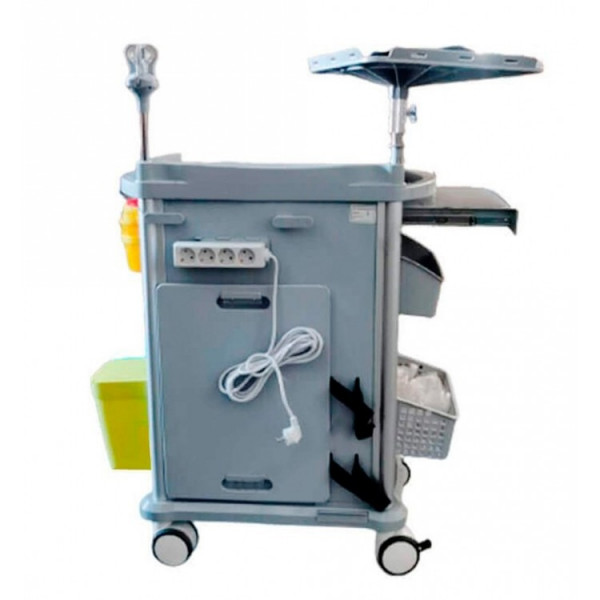 Тележка внутрибольничной скорой помощи MET PSC-160, Арт. 19930 -2