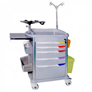 Тележка внутрибольничной скорой помощи MET PSC-160