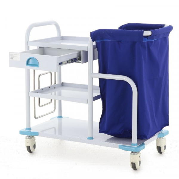 Медицинская тележка МСТ05 TM-019AH-00 для белья и терапевтических задач-2