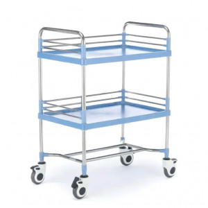 Столик-тележка инструментальный "Медицинофф" F-17(p)