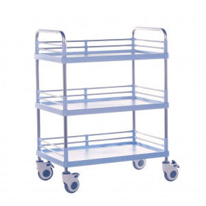 Столик-тележка инструментальный "Медицинофф" F-17(r)