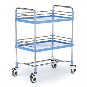 Столик-тележка инструментальный серии "Медицинофф" F-17(b)