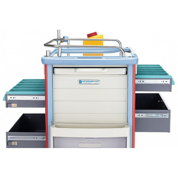 Тележка анестезиолога "Медицинфф" F-19-1