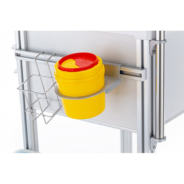 Столик-тележка медицинская инструментальный «Медицинофф» F-19(n)-6