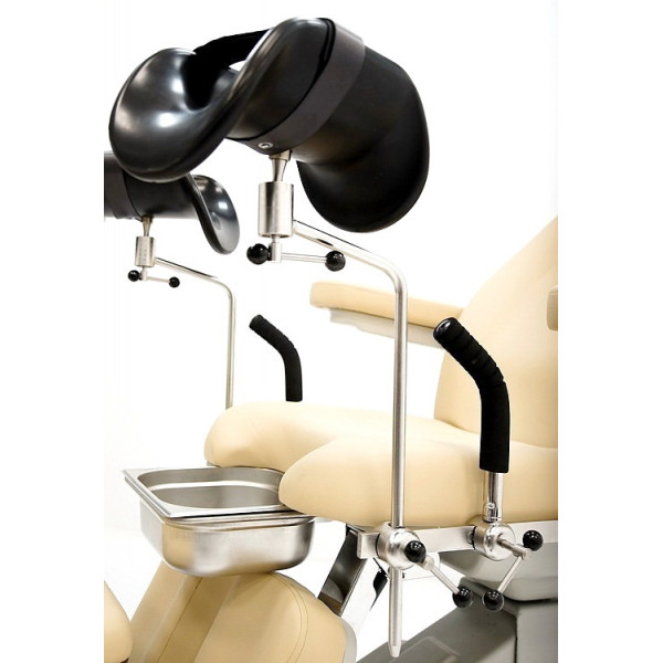 Гинекологическое электроприводное кресло в комплекте со стулом врача MET GK 02-1