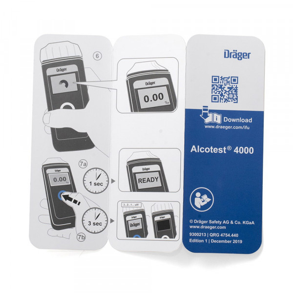 Алкотестер профессиональный Draeger Alcotest 4000 (Драгер Алкотест 4000)-9
