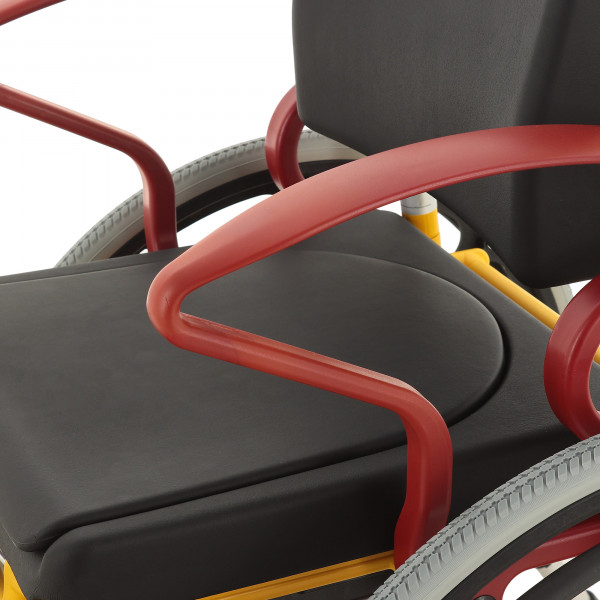 Кресло-каталка с санитарным оснащением Rebotec Augsburg (Аугсбург) детское-9