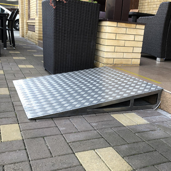 Пандус приставной односторонний усиленный СКАТ от 60х35 см-1