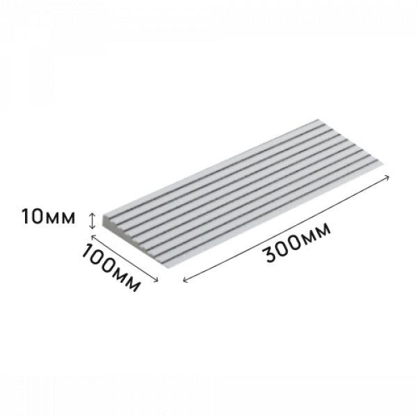 Пандус полимерный РУБЕЖ для порогов от 10х30х1 см-1