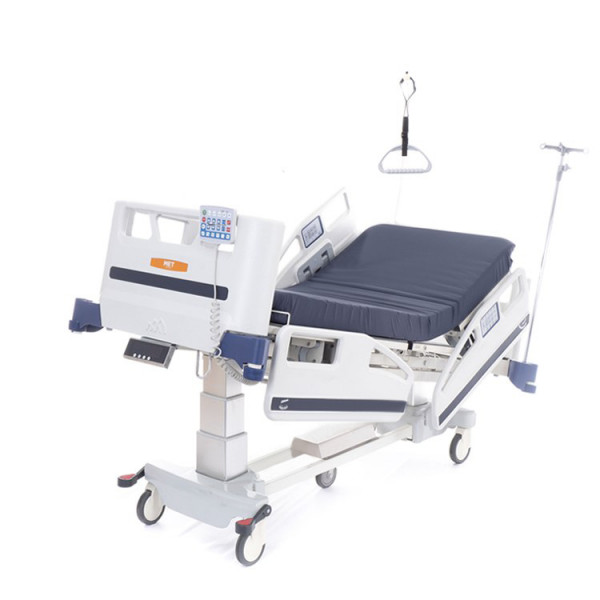 Реанимационная кровать MET A9 с весами и латеральными наклонами-4