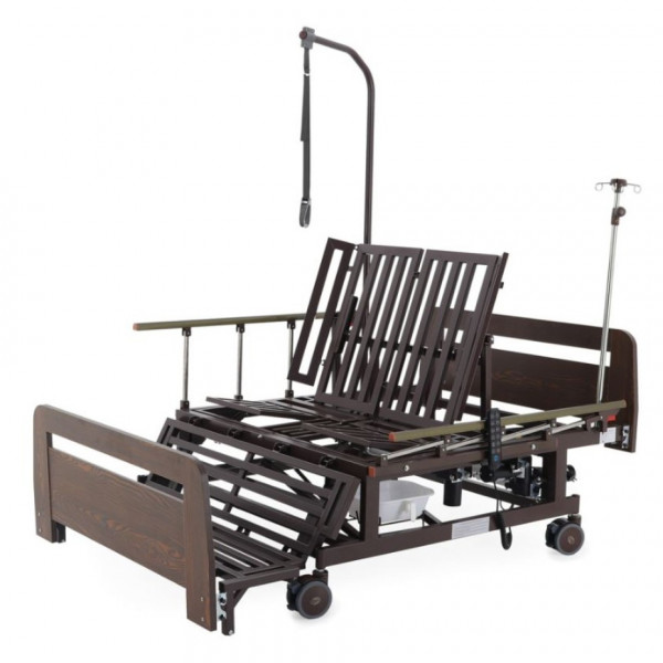 Кровать электрическая MED-MOS DB-11А (ЛДСП венге) ширина ложемента 120  см