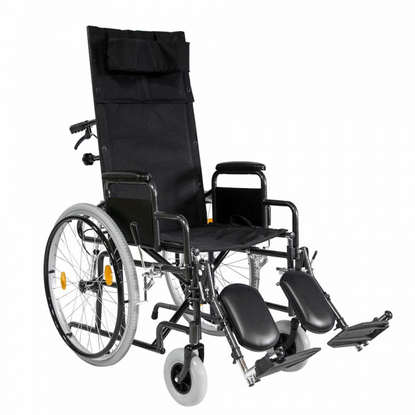 Кресло-коляска инвалидная механическая с высокой спинкой H-712N