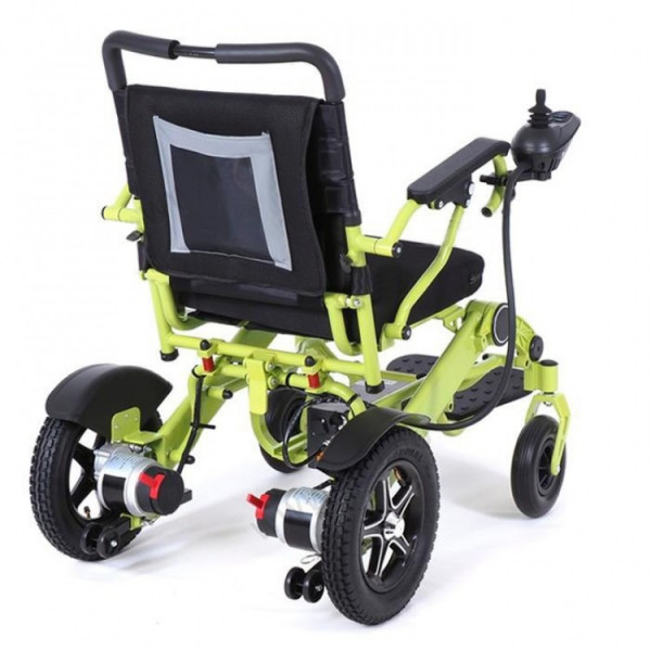 Кресло-коляска с электроприводом MET COMPACT 35 green (МЕТ КОМПАКТ 35)-1