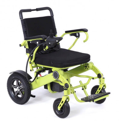 Мощное кресло-коляска MET COMPACT 35 green складная