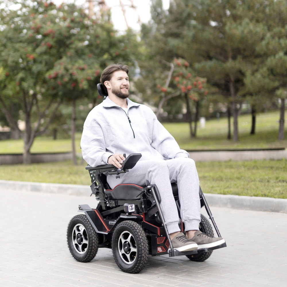 Кресло-коляска вездеход Caterwil Ultra 4WD-6