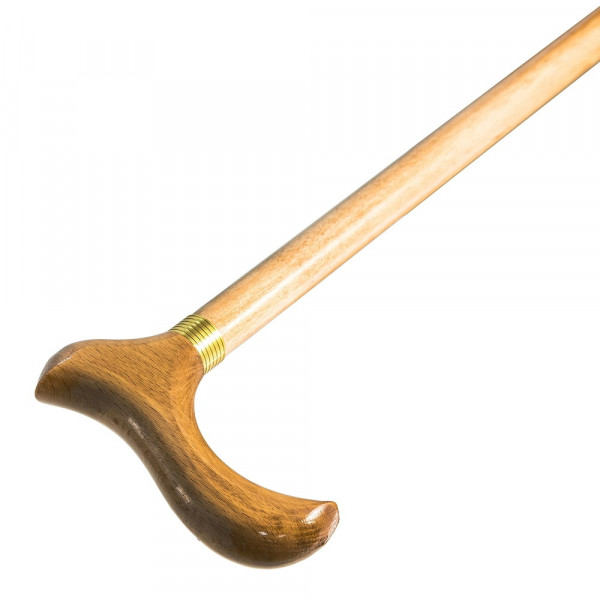 Деревянная трость с деревянной ручкой ДР-1