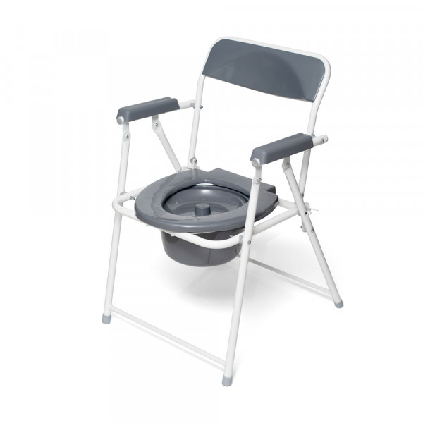 Кресло-туалет Barry WC600w складное, усиленное, широкое