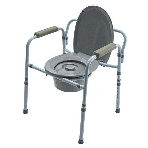 Кресло-туалет 10590 складное, регулируемое по высоте