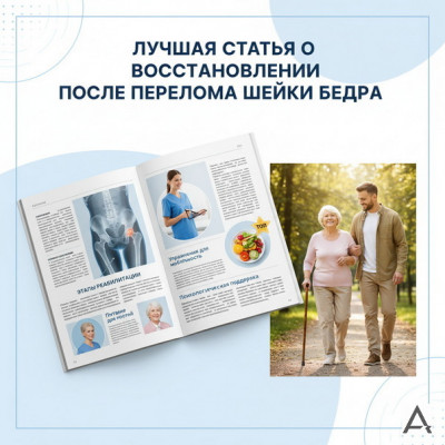 Лучшая статья о восстановлении после перелома шейки бедра