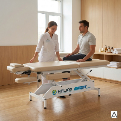 Массажные столы Гелиокс: обзор моделей и преимущества бренда Heliox
