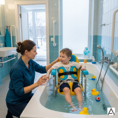 Приспособления для купания детей с ДЦП: облегчаем гигиенические процедуры