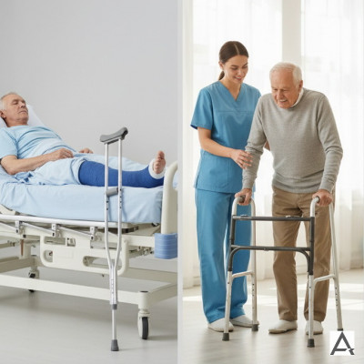 Средства ТСР для реабилитации после перелома шейки бедра